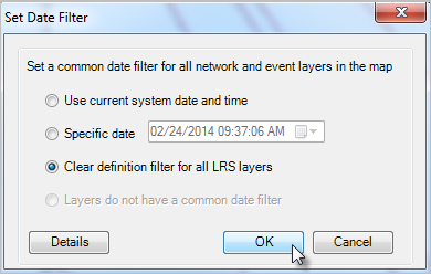 Clearing definition filters for LRS layers Clearing definition filters for LRS layers