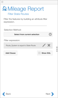 An attribute selection clause is added An attribute selection clause is added